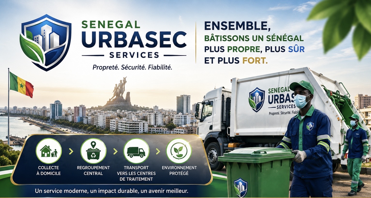 Bannière officielle Sénégal URBASEC Services
